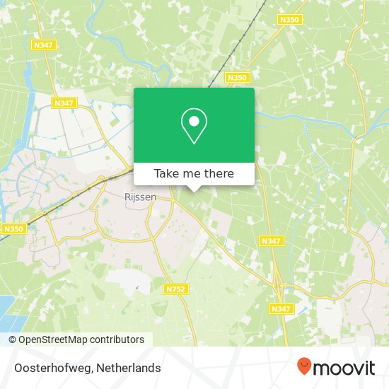 Oosterhofweg Karte