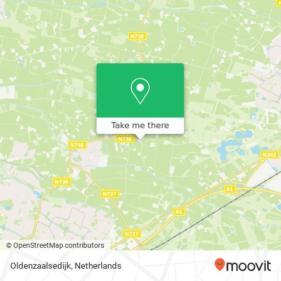 Oldenzaalsedijk map