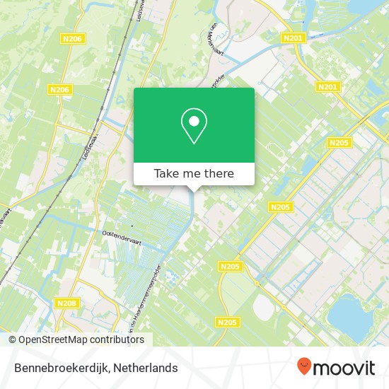 Bennebroekerdijk map