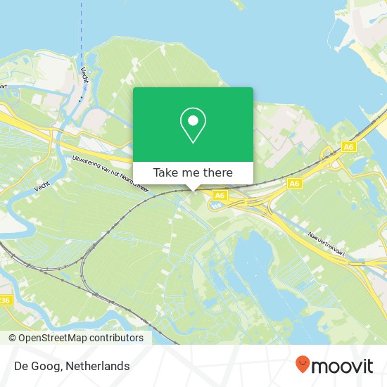 De Goog map