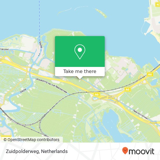 Zuidpolderweg map