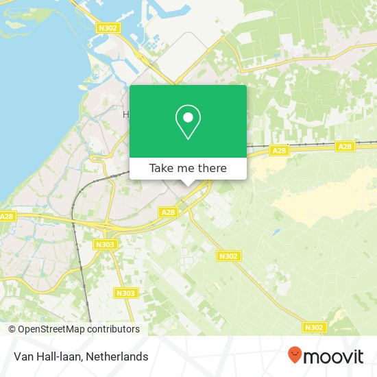 Van Hall-laan map