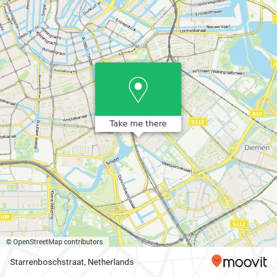 Starrenboschstraat map