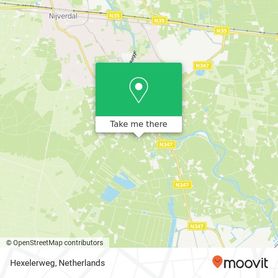 Hexelerweg map