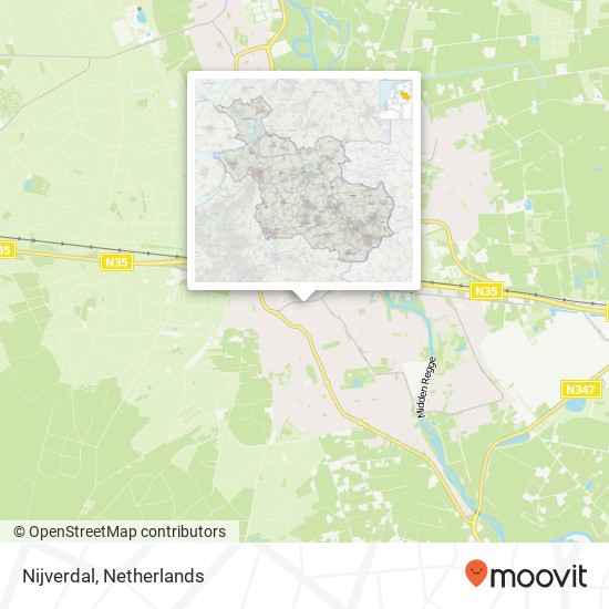 Nijverdal map