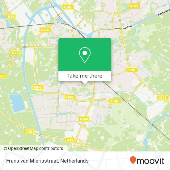 Frans van Mierisstraat Karte