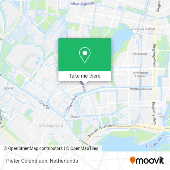 Pieter Calandlaan map