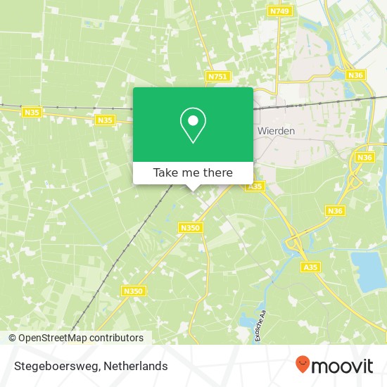 Stegeboersweg map