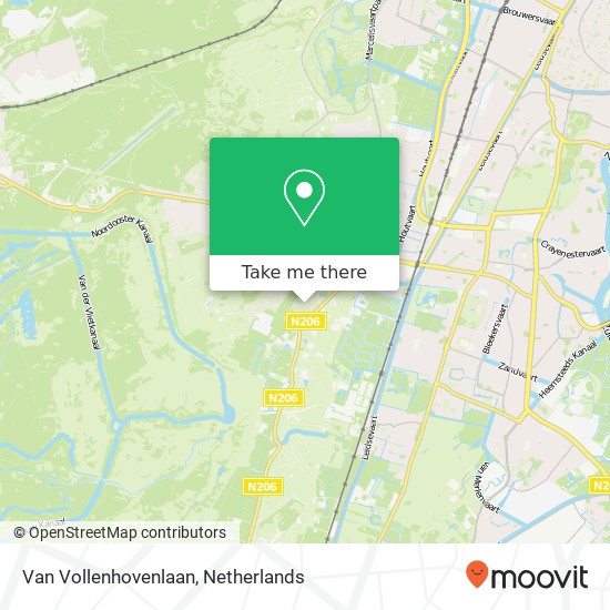 Van Vollenhovenlaan map