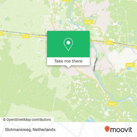 Slotmansweg Karte