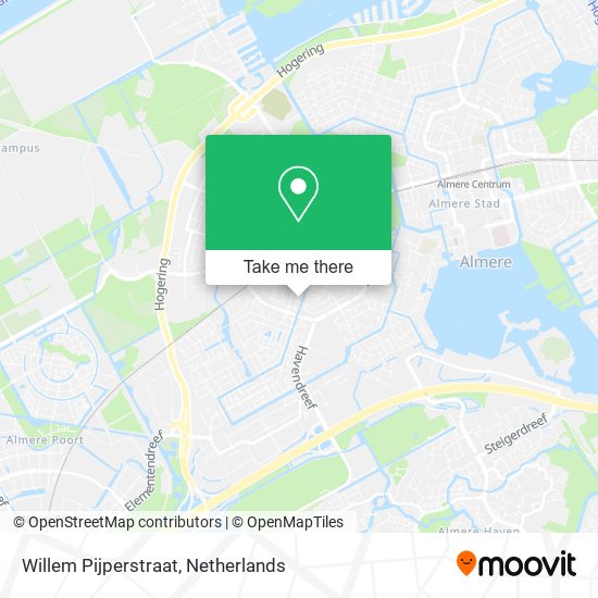 Willem Pijperstraat Karte