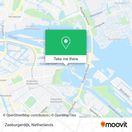 Zeeburgerdijk map
