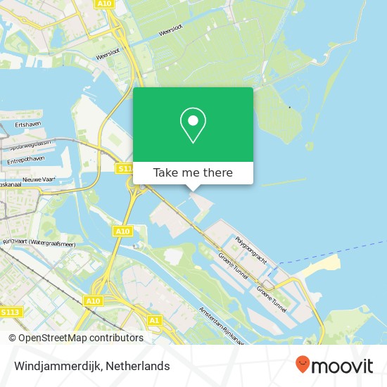 Windjammerdijk map
