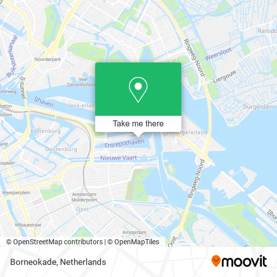 Borneokade map