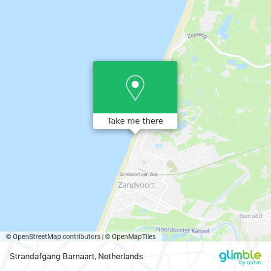 Strandafgang Barnaart map