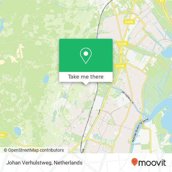 Johan Verhulstweg map