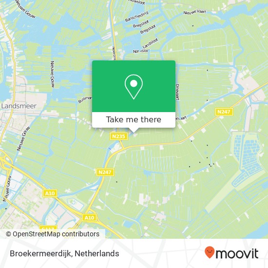 Broekermeerdijk map