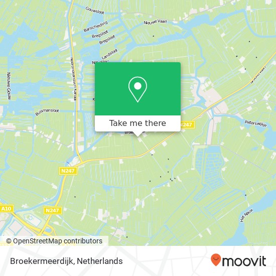 Broekermeerdijk map