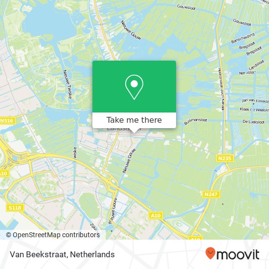 Van Beekstraat map