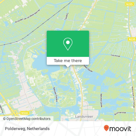 Polderweg map