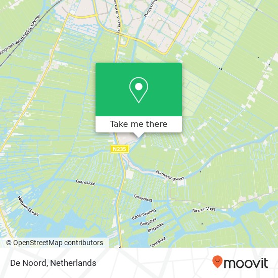 De Noord map