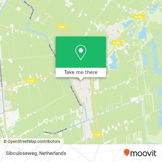 Sibculoseweg map