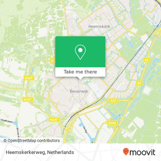 Heemskerkerweg map