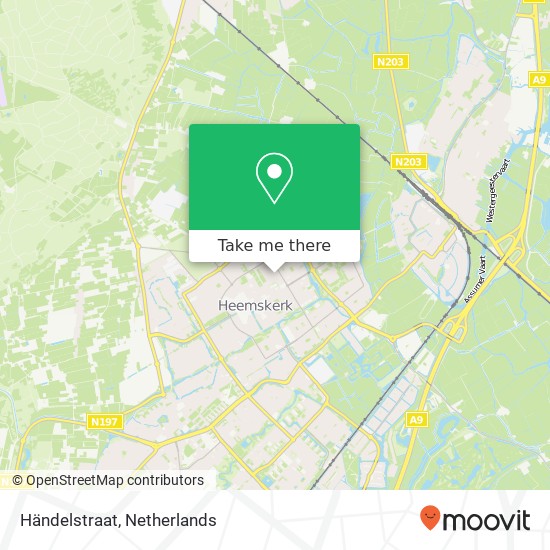 Händelstraat map