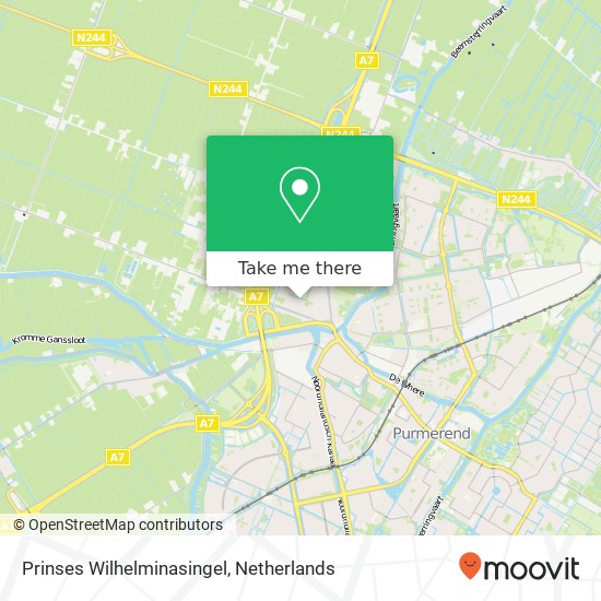 Prinses Wilhelminasingel map