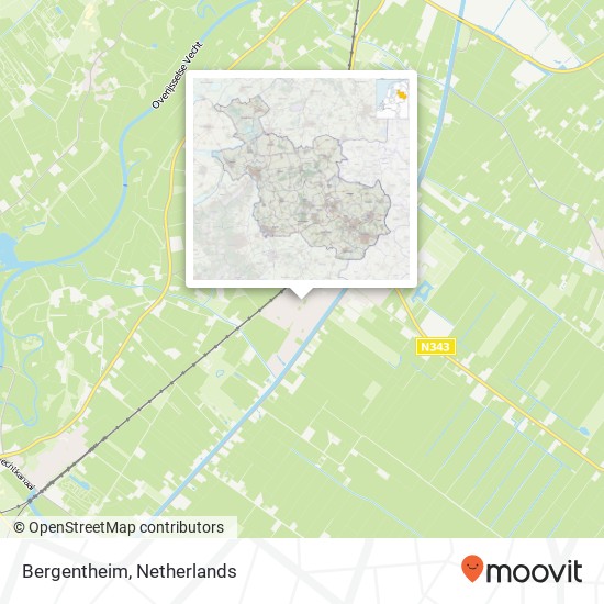 Bergentheim map