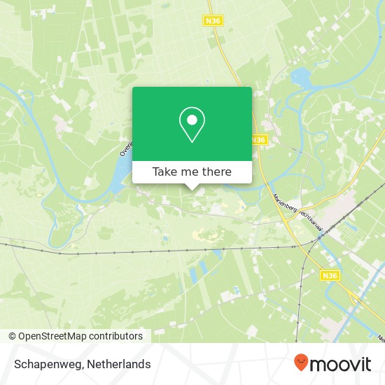 Schapenweg map
