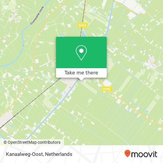 Kanaalweg-Oost map