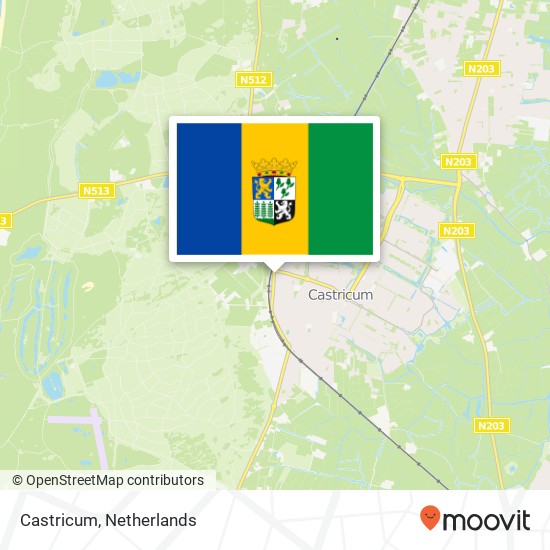 Castricum map