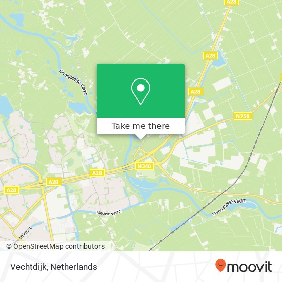 Vechtdijk map