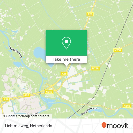 Lichtmisweg map