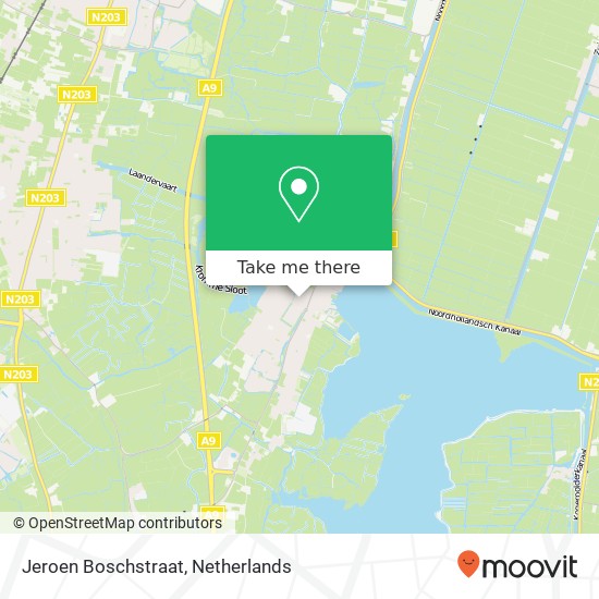 Jeroen Boschstraat Karte