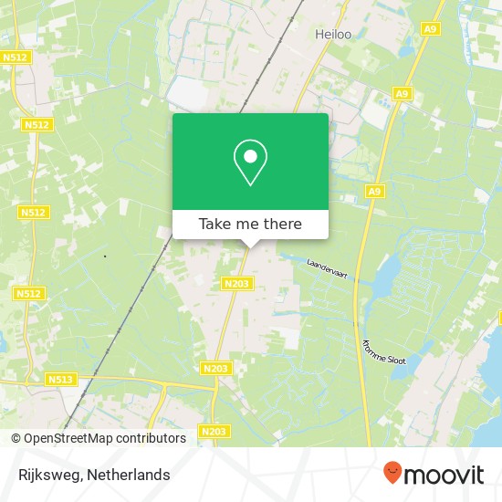 Rijksweg map