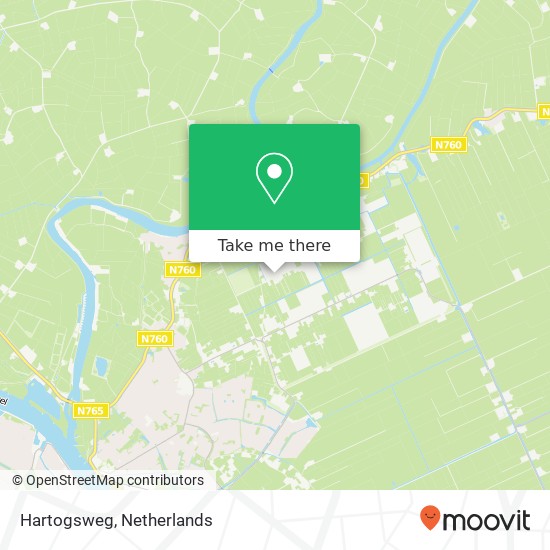 Hartogsweg map