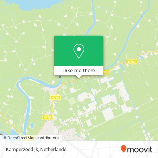 Kamperzeedijk map