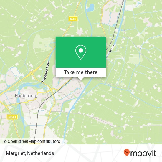 Margriet map