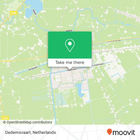 Dedemsvaart map