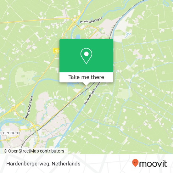Hardenbergerweg Karte