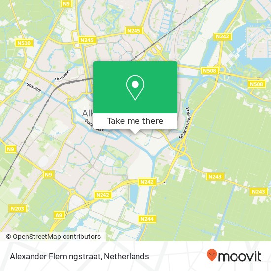 Alexander Flemingstraat map