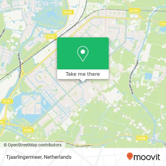 Tjaarlingermeer map