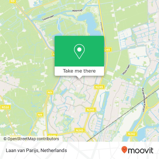 Laan van Parijs map