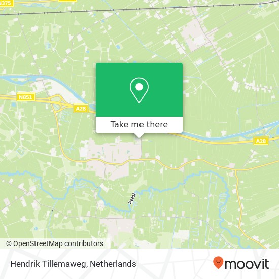 Hendrik Tillemaweg map