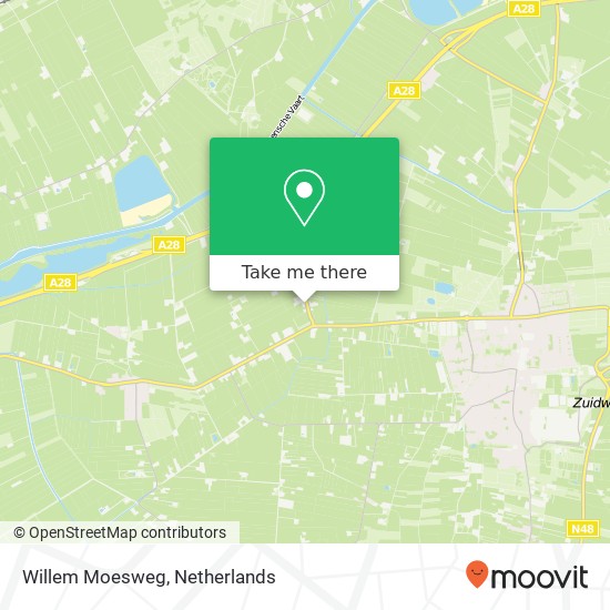 Willem Moesweg map