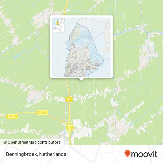 Benningbroek map