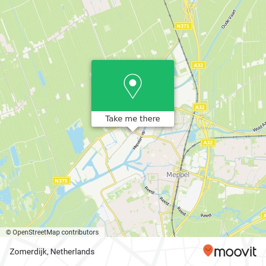 Zomerdijk map