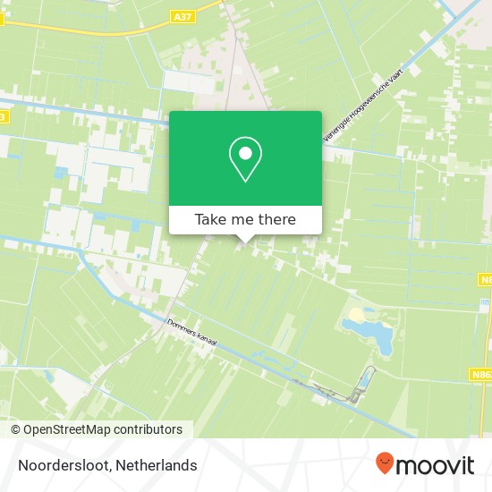 Noordersloot Karte